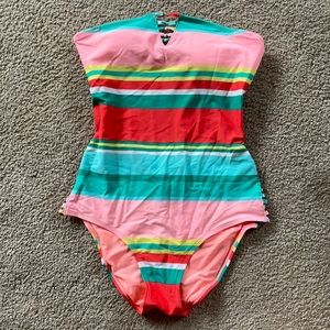 Aerie Striped One Piece Swimsuit